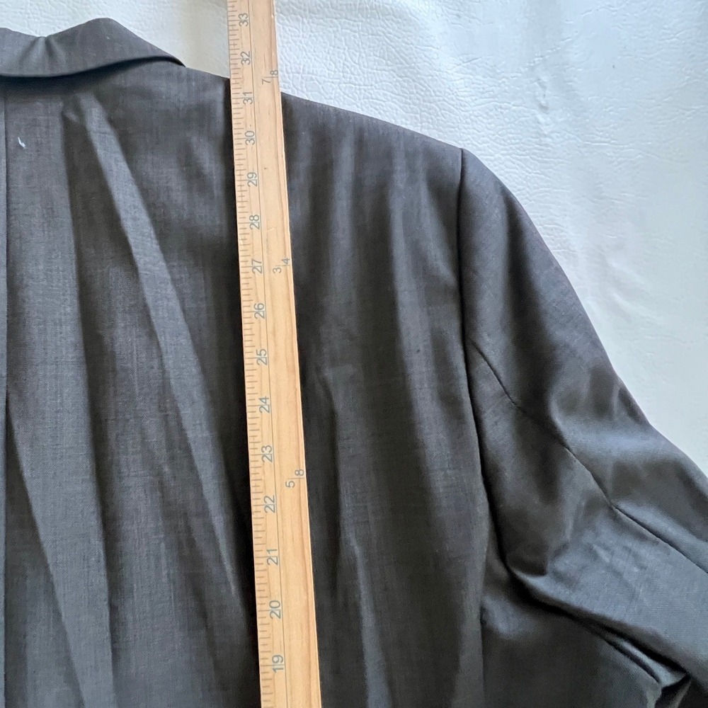 Lauren Ralph Lauren Blazer Mens 48R Gray Taupe Wool Sport Coat Business Jacket - Picture 8 of 12